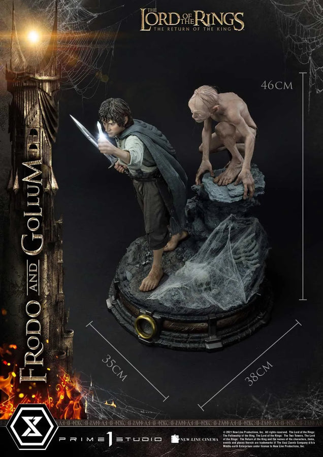Frodo & Gollum (Regular Version) The Lord of the Rings: The Return of the King (Film) – Prime1Studio – ActionFigure Brasil