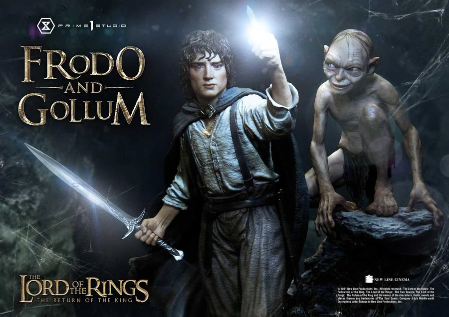 Frodo & Gollum (Regular Version) The Lord of the Rings: The Return of the King (Film) – Prime1Studio – ActionFigure Brasil