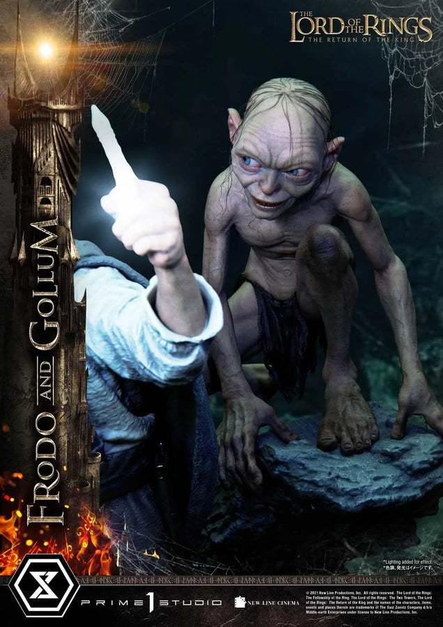 Frodo & Gollum (Regular Version) The Lord of the Rings: The Return of the King (Film) – Prime1Studio – ActionFigure Brasil