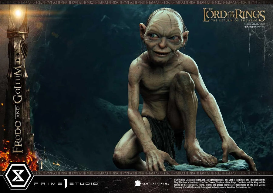 Frodo & Gollum (Regular Version) The Lord of the Rings: The Return of the King (Film) – Prime1Studio – ActionFigure Brasil