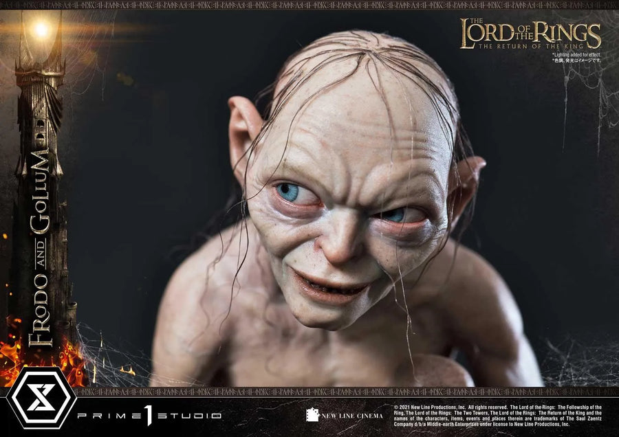 Frodo & Gollum (Regular Version) The Lord of the Rings: The Return of the King (Film) – Prime1Studio – ActionFigure Brasil