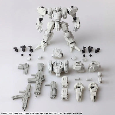 Front Mission - Structure Arts - 1/72 - Zenith DV White (Square Enix)ㅤ – Square Enix – ActionFigureBrasil — com base expositora