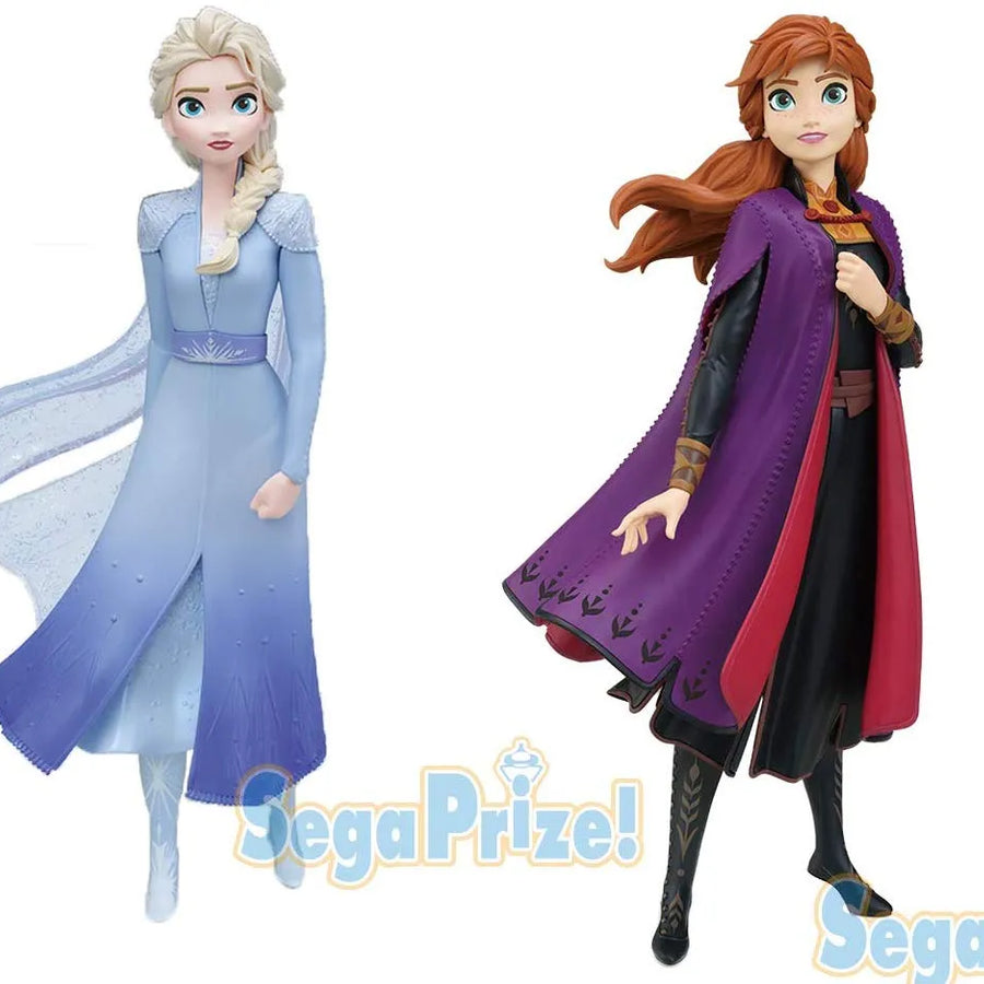 Frozen 2 - Elsa - Anna - Sega Disney Prize - Set of 2 Figures (SEGA)ㅤ – Sega – ActionFigure Brasil