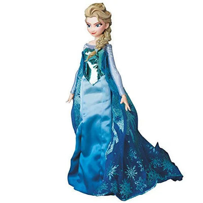 Frozen - Elsa - Real Action Heroes No.729 - 1/6 (Medicom Toy)ㅤ – Medicom Toy – ActionFigure Brasil — com base expositora