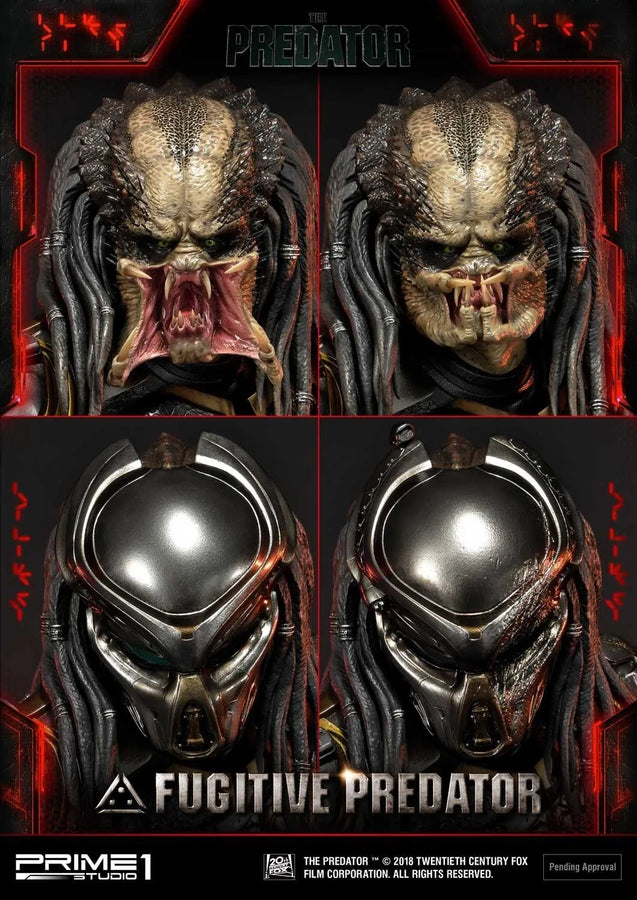 Fugitive Predator (Deluxe Version) The Predator (Film) – Prime1Studio – ActionFigure Brasil