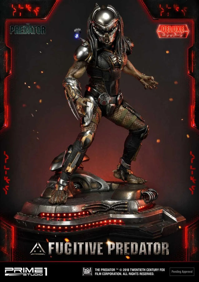 Fugitive Predator (Deluxe Version) The Predator (Film) – Prime1Studio – ActionFigure Brasil