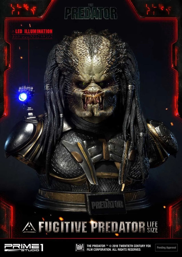 Fugitive Predator (Deluxe Version) The Predator (Film) – Prime1Studio – ActionFigure Brasil