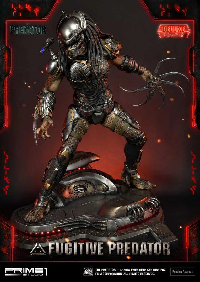 Fugitive Predator (Deluxe Version) The Predator (Film) – Prime1Studio – ActionFigure Brasil