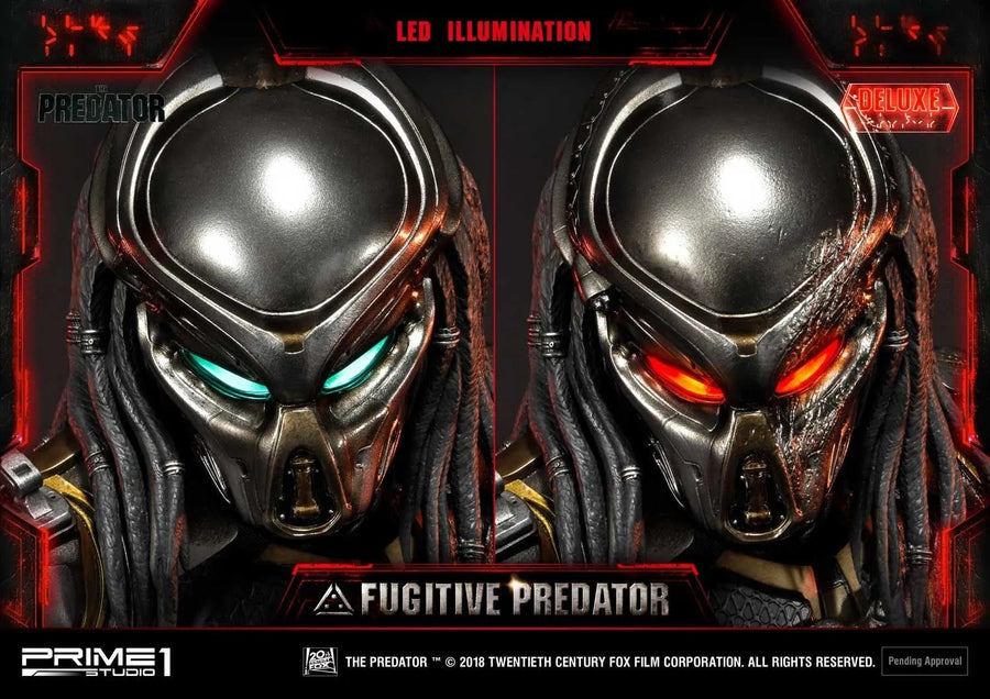 Fugitive Predator (Deluxe Version) The Predator (Film) – Prime1Studio – ActionFigure Brasil