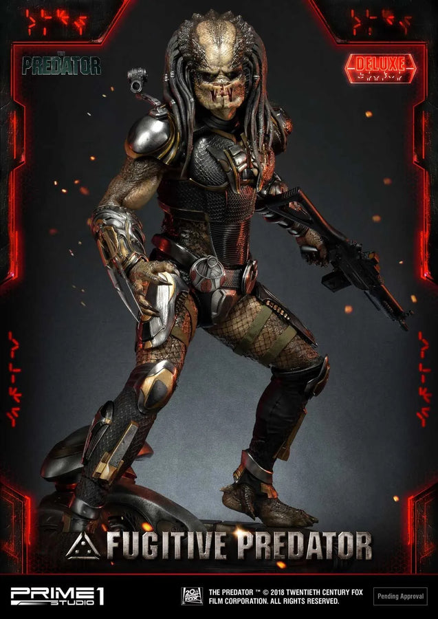 Fugitive Predator (Deluxe Version) The Predator (Film) – Prime1Studio – ActionFigure Brasil