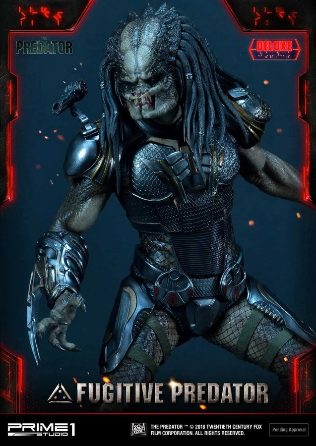 Fugitive Predator (Deluxe Version) The Predator (Film) – Prime1Studio – ActionFigure Brasil