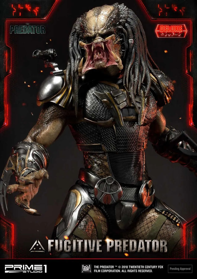 Fugitive Predator (Deluxe Version) The Predator (Film) – Prime1Studio – ActionFigure Brasil