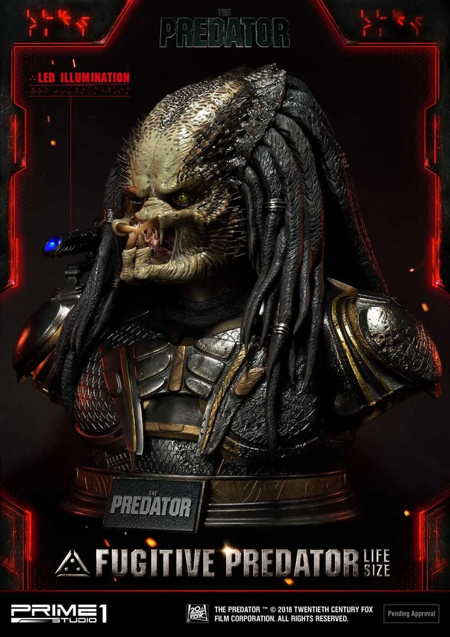 Fugitive Predator (Deluxe Version) The Predator (Film) – Prime1Studio – ActionFigure Brasil