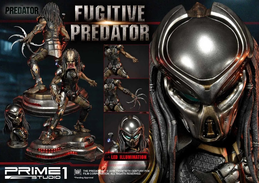 Fugitive Predator (Regular Version) The Predator (Film) – Prime1Studio – ActionFigure Brasil