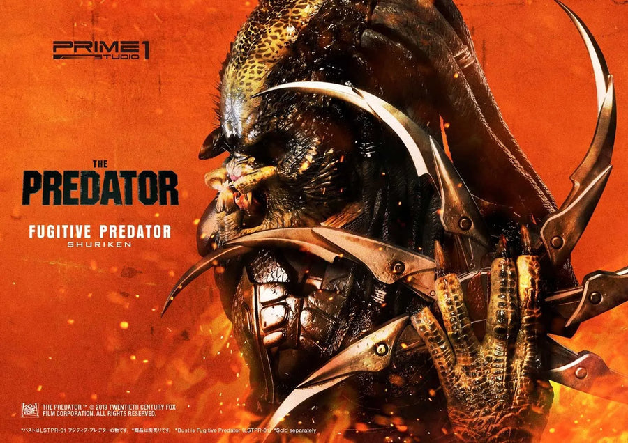 Fugitive Predator Shuriken (Regular Version) The Predator (Film) – Prime1Studio – ActionFigure Brasil