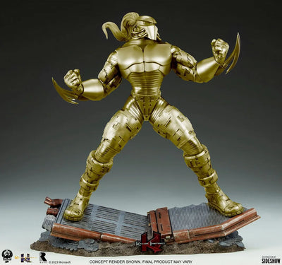 Fulgore: Gold Variant - LIMITED EDITION: 350 (Gold Edition) – PCS – ActionFigure Brasil — embalagem