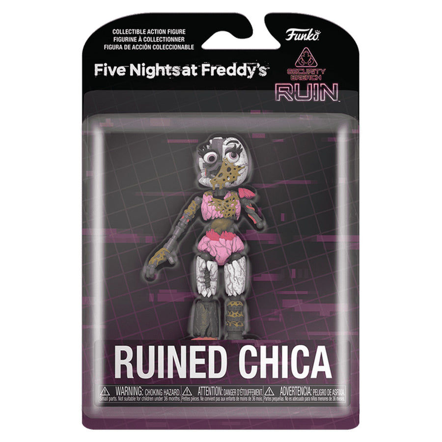 FUNKO ACTION FIVE NIGHTS AT FREDDY'S: SECURITY BREACH RUIN - RUINED CHICA (72467)