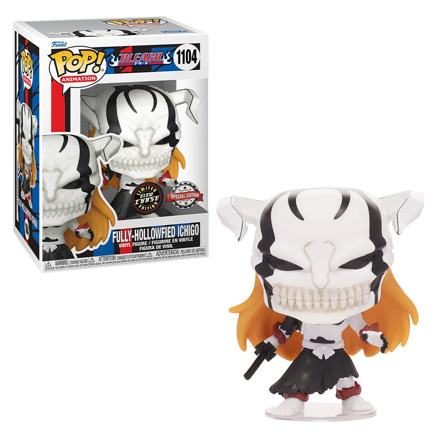 FUNKO ANIMATION CHASE ANIME BLEACH - ICHIGO FULLY-HOLLOWFIED 1104 BRINDE