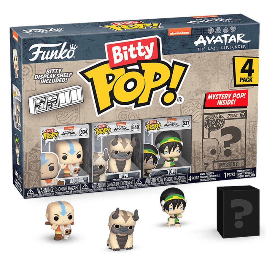 FUNKO BITTY POP AVATAR THE LAST AIRBENDER - 4-PACK (73056) BRINDE