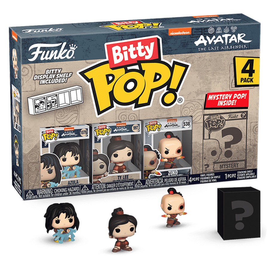 FUNKO BITTY POP AVATAR THE LAST AIRBENDER - AZULA 4-PACK (73057) BRINDE
