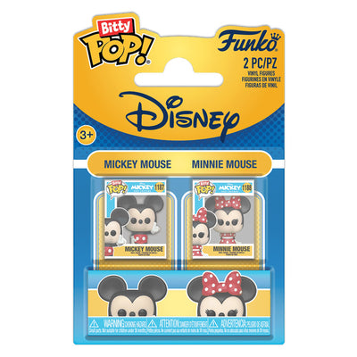 FUNKO BITTY POP DISNEY - MICKEY MOUSE & MINNIE MOUSE 2-PACK (88879)