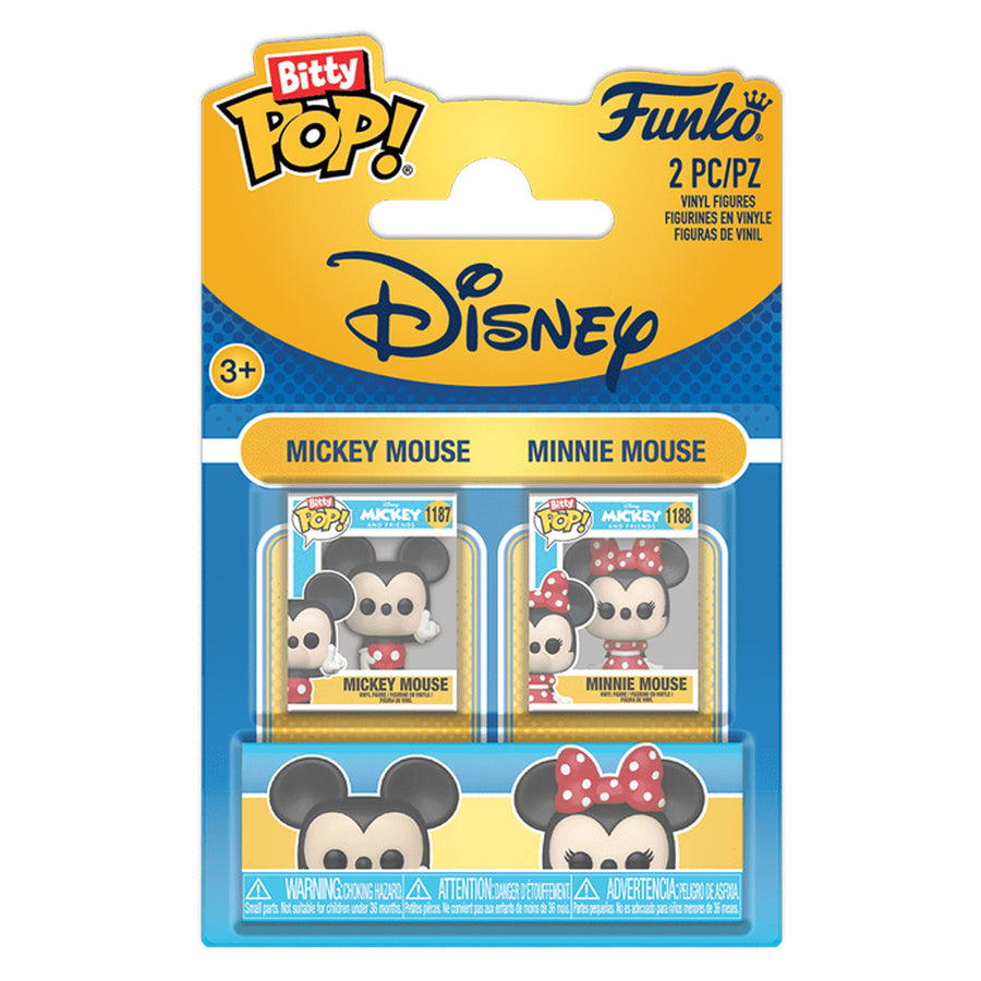 FUNKO BITTY POP DISNEY - MICKEY MOUSE & MINNIE MOUSE 2-PACK (88879)
