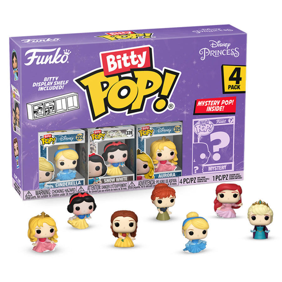 FUNKO BITTY POP DISNEY - PRINCESS CINDERELLA 4-PACK (73029) BRINDE