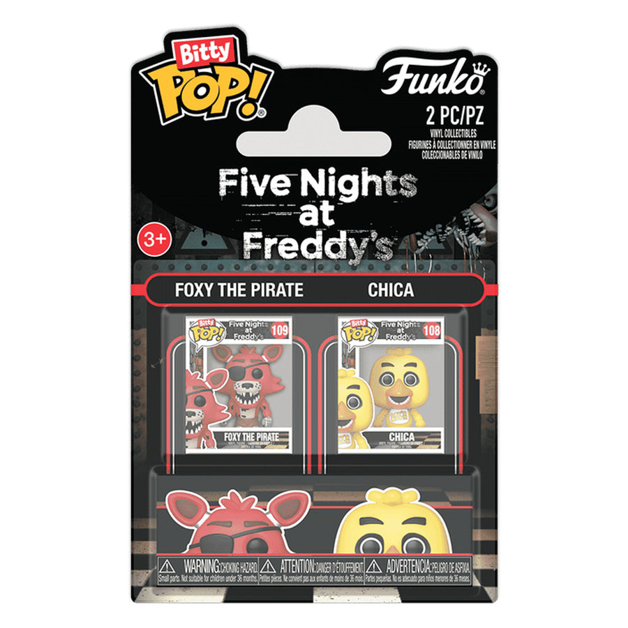 FUNKO BITTY POP FIVE NIGHTS AT FREDDY'S - CHICA & FOXY PIRATE 2-PACK (88919)