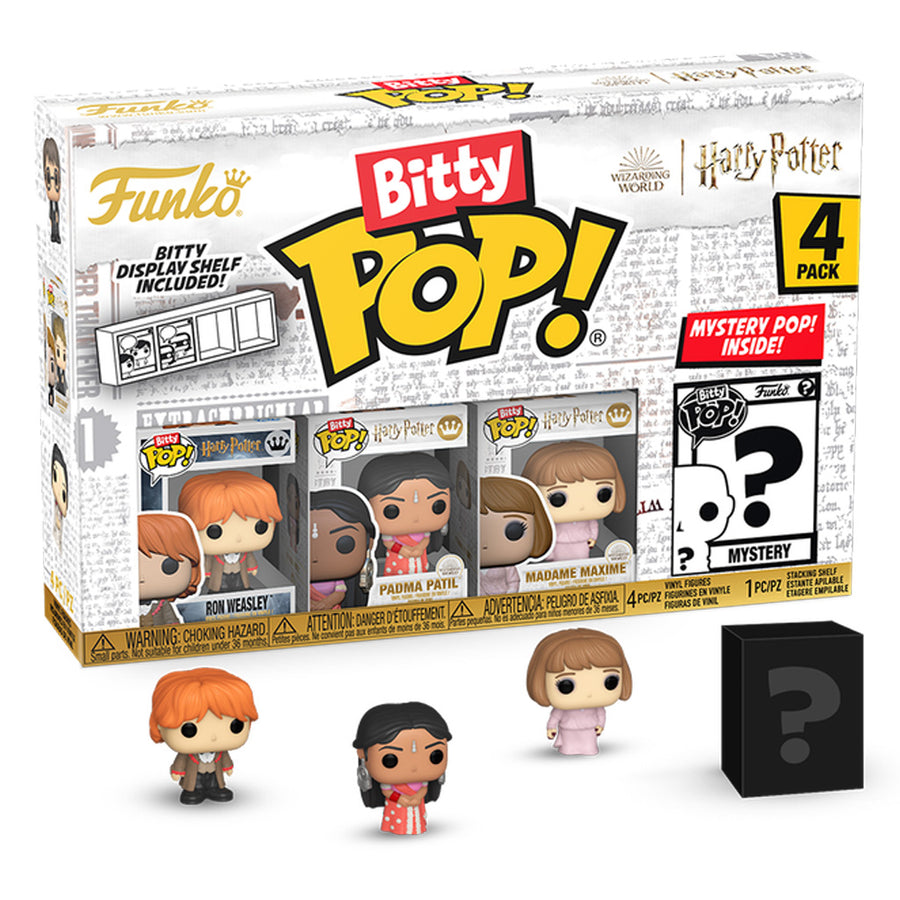 FUNKO BITTY POP HARRY POTTER AND THE GOBLETS OF FIRE - RON WEASLEY 4-PACK (83656) BRINDE