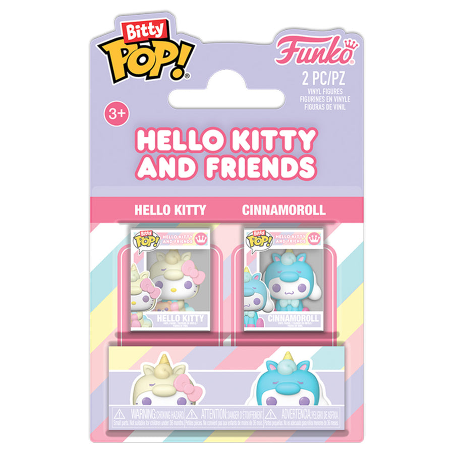 FUNKO BITTY POP HELLO KITTY AND FRIENDS - HELLO KITTY & CINNAMOROLL (88928) BRINDE