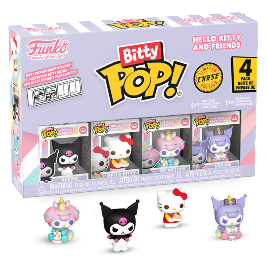 FUNKO BITTY POP HELLO KITTY - KUROMI 4-PACK BRINDE