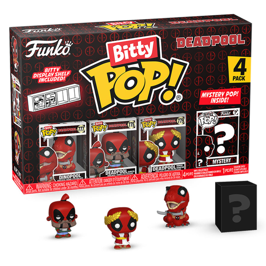 FUNKO BITTY POP MARVEL DEADPOOL DINOPOOL 4-PACK (84961)