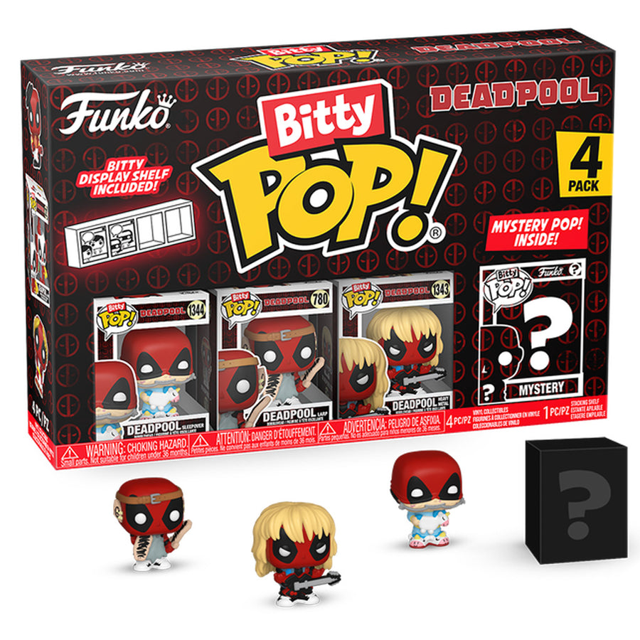FUNKO BITTY POP MARVEL DEADPOOL SLEEPOVER 4-PACK (84962)