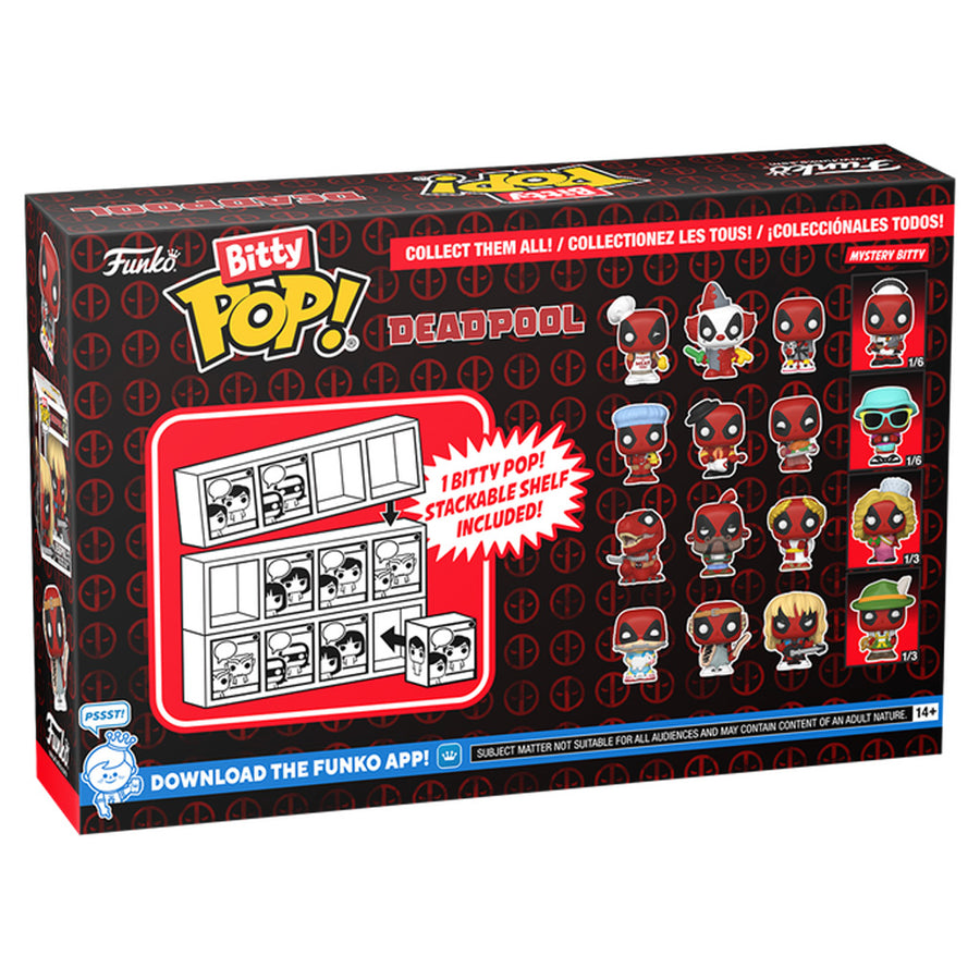 FUNKO BITTY POP MARVEL DEADPOOL SLEEPOVER 4-PACK (84962)