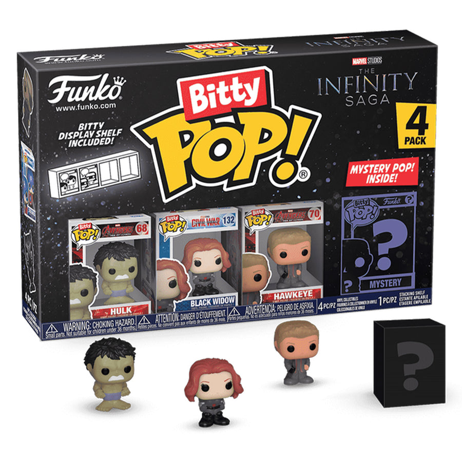 FUNKO BITTY POP MARVEL HULK 4-PACK (71504) BRINDE