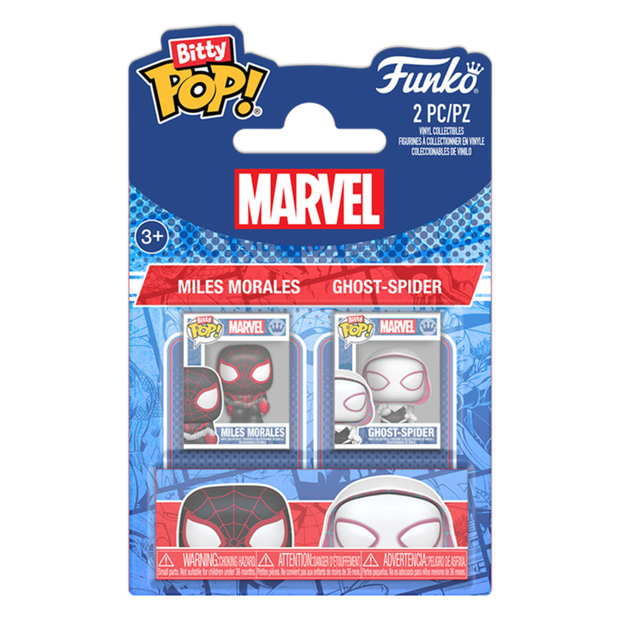 FUNKO BITTY POP MARVEL - MILES MORALES & GHOST-SPIDER 2-PACK (88938) BRINDE