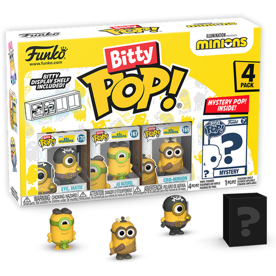 FUNKO BITTY POP MINIONS - EYE MATIE 4-PACK (73035) BRINDE
