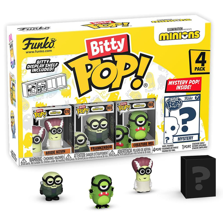 FUNKO BITTY POP MINIONS - FRANKENBOB 4-PACK (73035) BRINDE