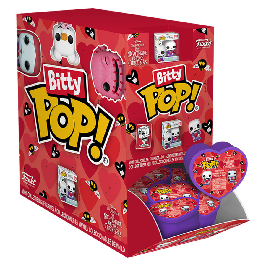 FUNKO BITTY POP MYSTERY DISNEY: THE NIGHTMARE BEFORE CHRISTMAS: VALENTINE'S DAY (87812) BRINDE
