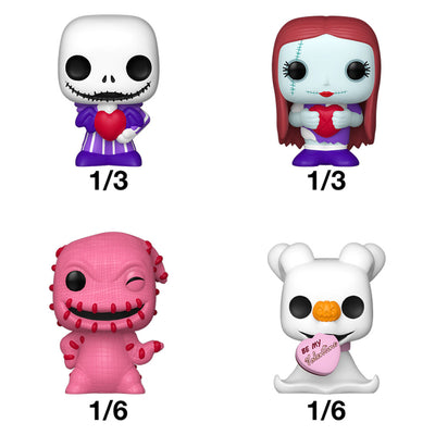FUNKO BITTY POP MYSTERY DISNEY: THE NIGHTMARE BEFORE CHRISTMAS: VALENTINE'S DAY (87812)