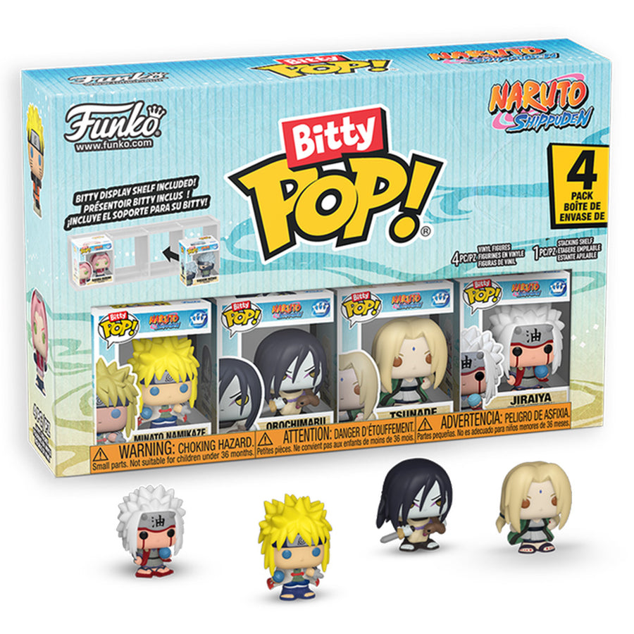 FUNKO BITTY POP NARUTO SHIPPUDEN - MINATO 4-PACK (89864) BRINDE