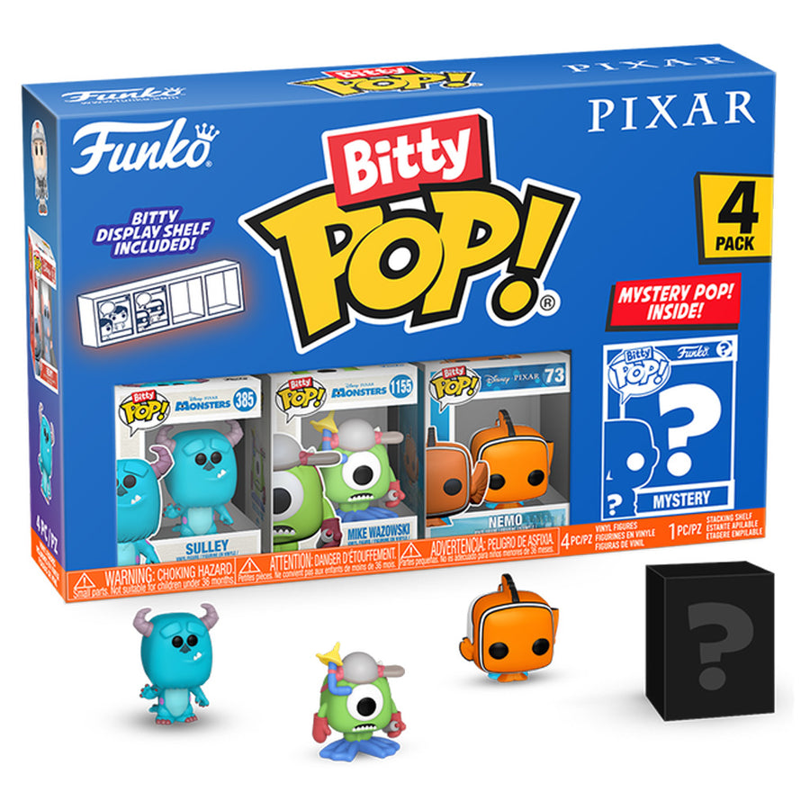 FUNKO BITTY POP PIXAR MONSTER INC 4-PACK (75467)