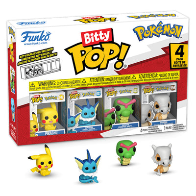 FUNKO BITTY POP POKÉMON - PIKACHU 4-PACK (81132) BRINDE