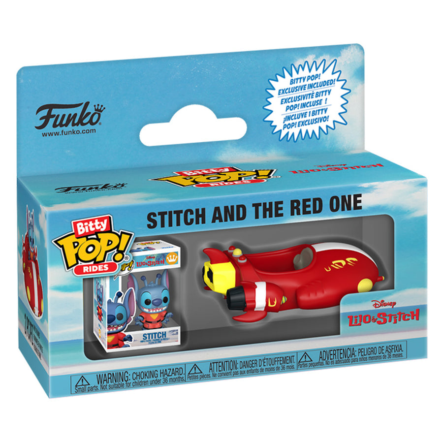 FUNKO BITTY POP RIDES DISNEY: LILO & STITCH - STITCH AND THE RED ONE (85522) BRINDE