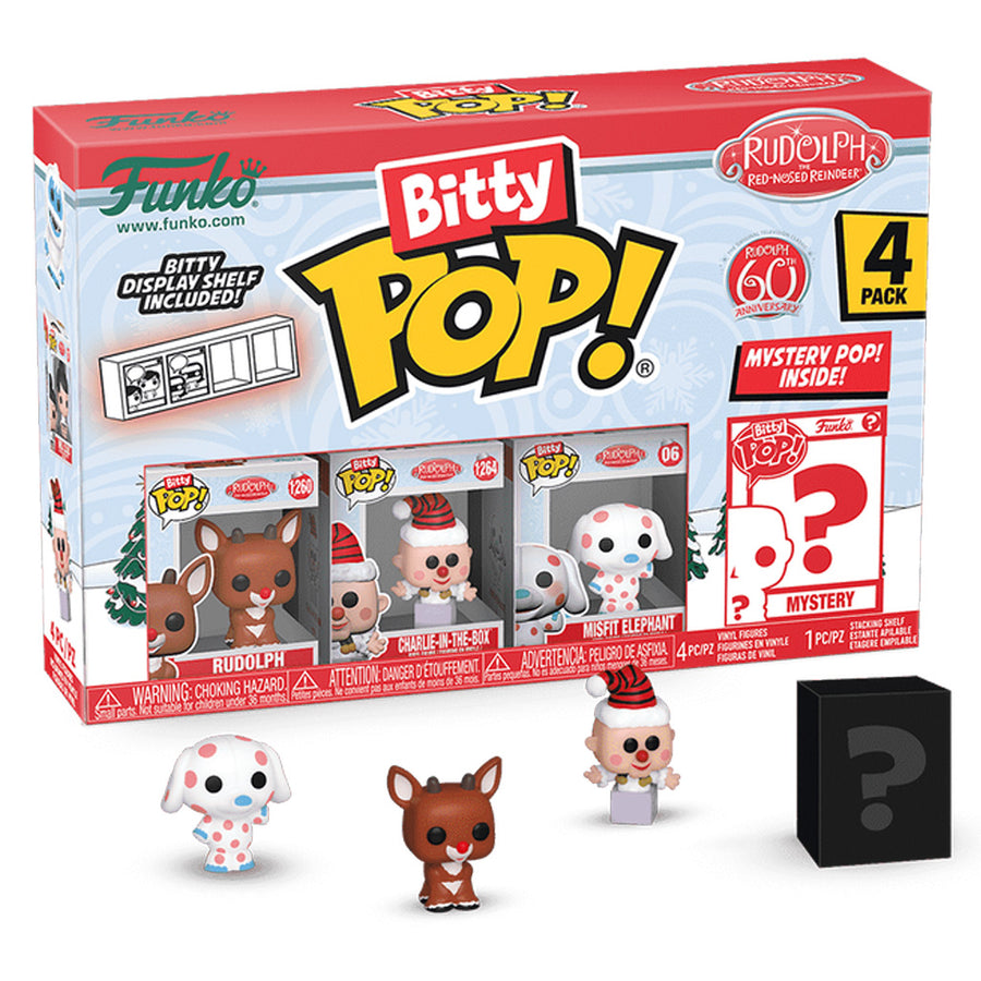 FUNKO BITTY POP RUDOLPH THE RED-NOSED REINDEER 4-PACK (81124)