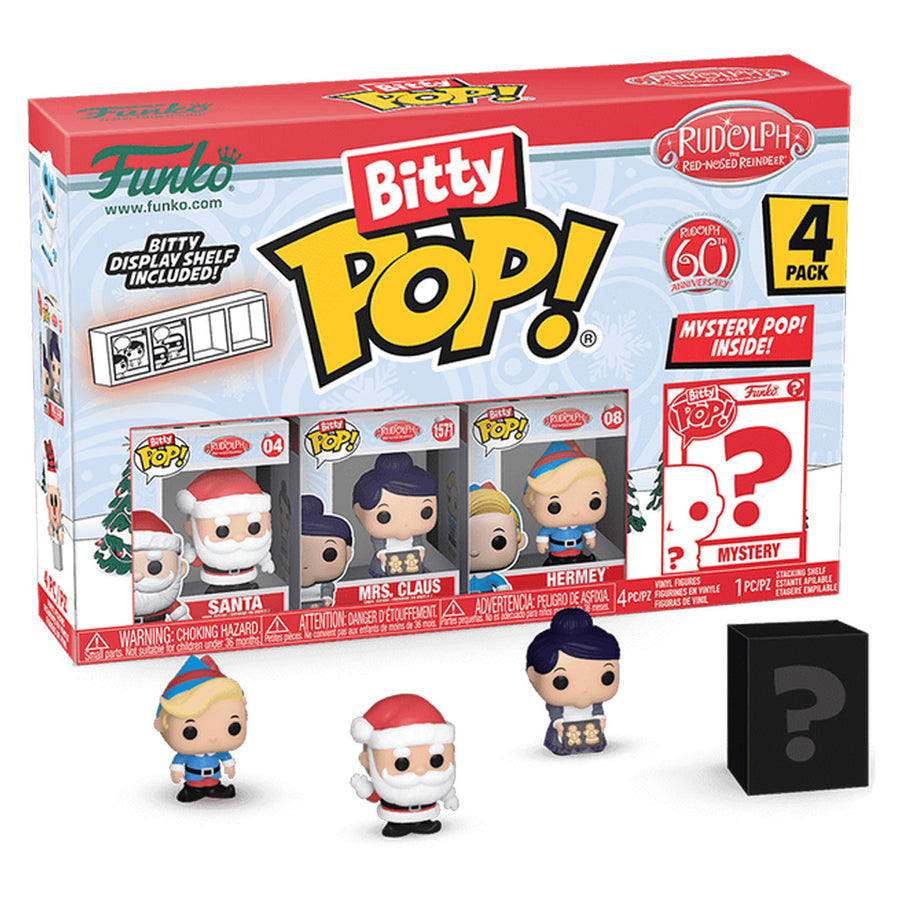 FUNKO BITTY POP RUDOLPH THE RED-NOSED REINDEER 4-PACK (81125)