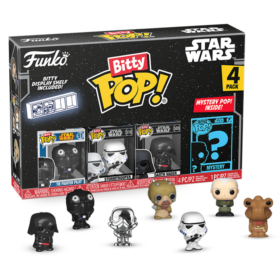 FUNKO BITTY POP STAR WARS - DARTH VADER 4-PACK (71514) BRINDE