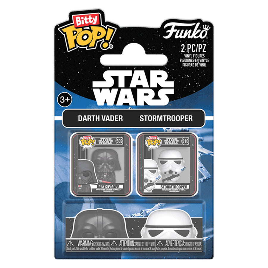 FUNKO BITTY POP STAR WARS - DARTH VADER & STORMTROOPER 2-PACK (88915) BRINDE