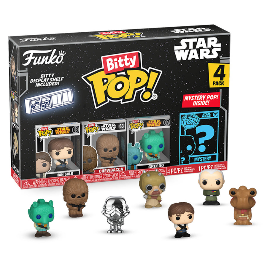 FUNKO BITTY POP STAR WARS - HAN SOLO 4-PACK (71513) BRINDE