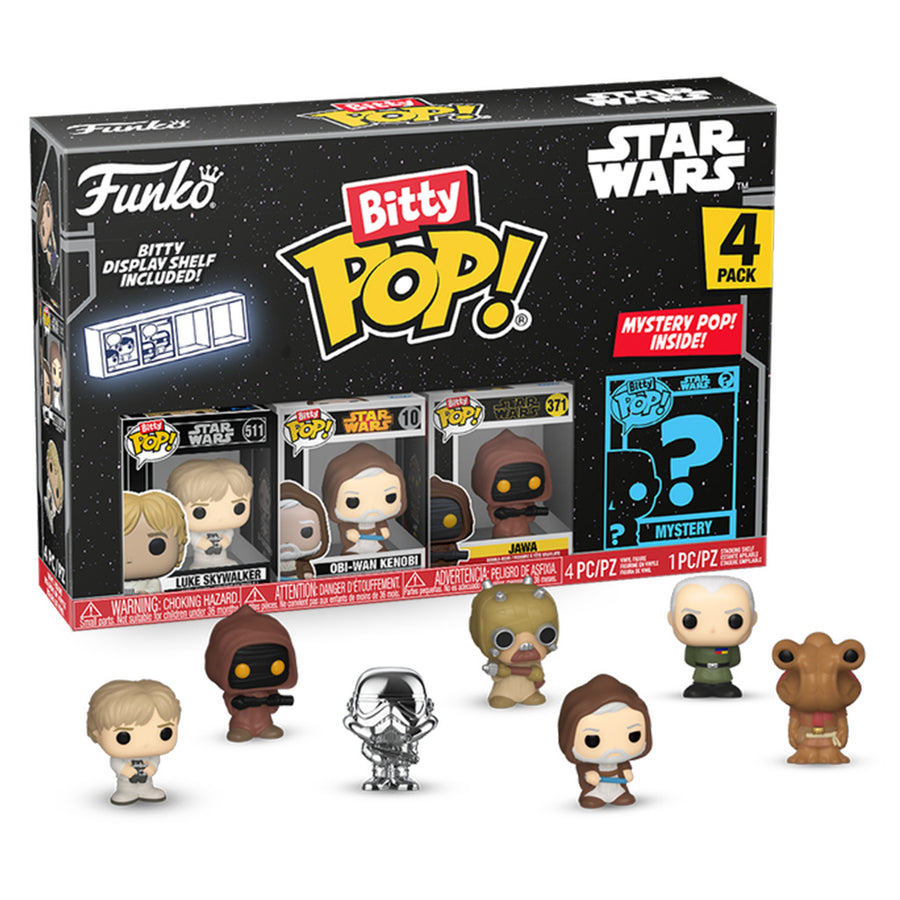 FUNKO BITTY POP STAR WARS - LUKE SKYWALKER 4-PACK (71511)